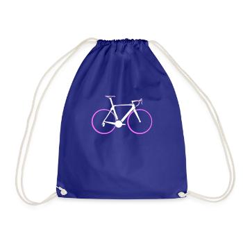 Vélo, vélo de route, cadeau de femmes de vélo - Sac de sport léger - bleu roi - Devant