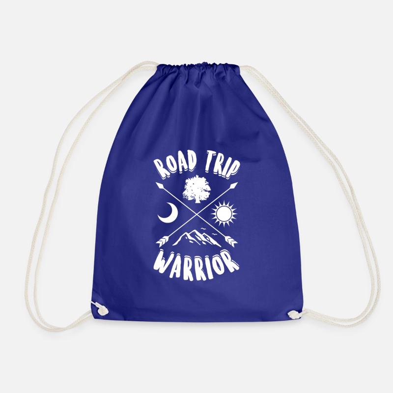 Road Trip - Road Trip - Drawstring Bag - royal blue
