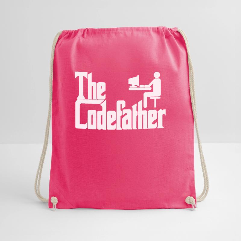 The Codefather Programmer PC Coding Gift Drawstring Bag