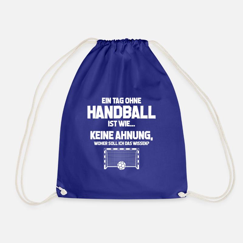 Tag ohne Handball? Unmöglich! - Geschenk - Turnbeutel - Königsblau
