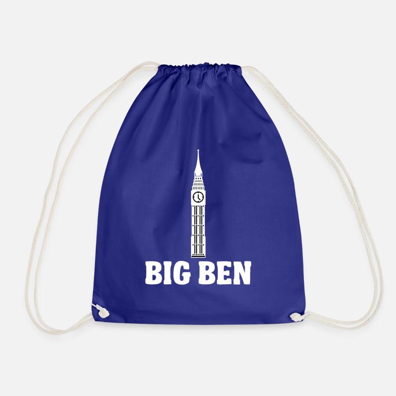 Big Ben Platz cooles Geschenk - Turnbeutel - Königsblau