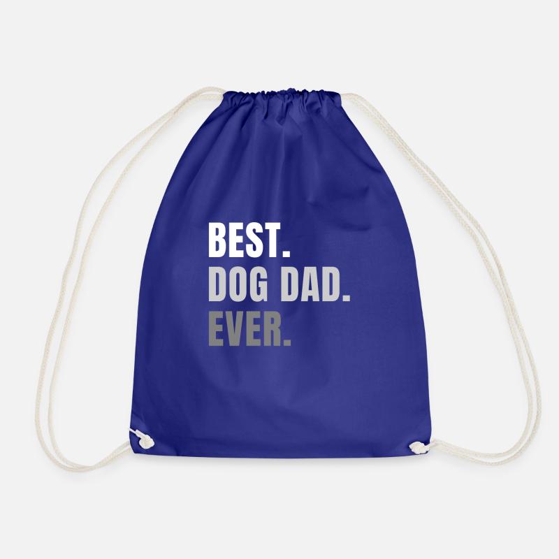 Best Dog Dad Ever - Turnbeutel - Königsblau