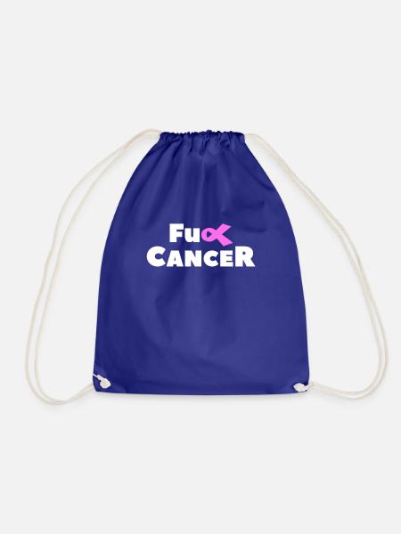 FU BREAST CANCER - Turnbeutel - Königsblau