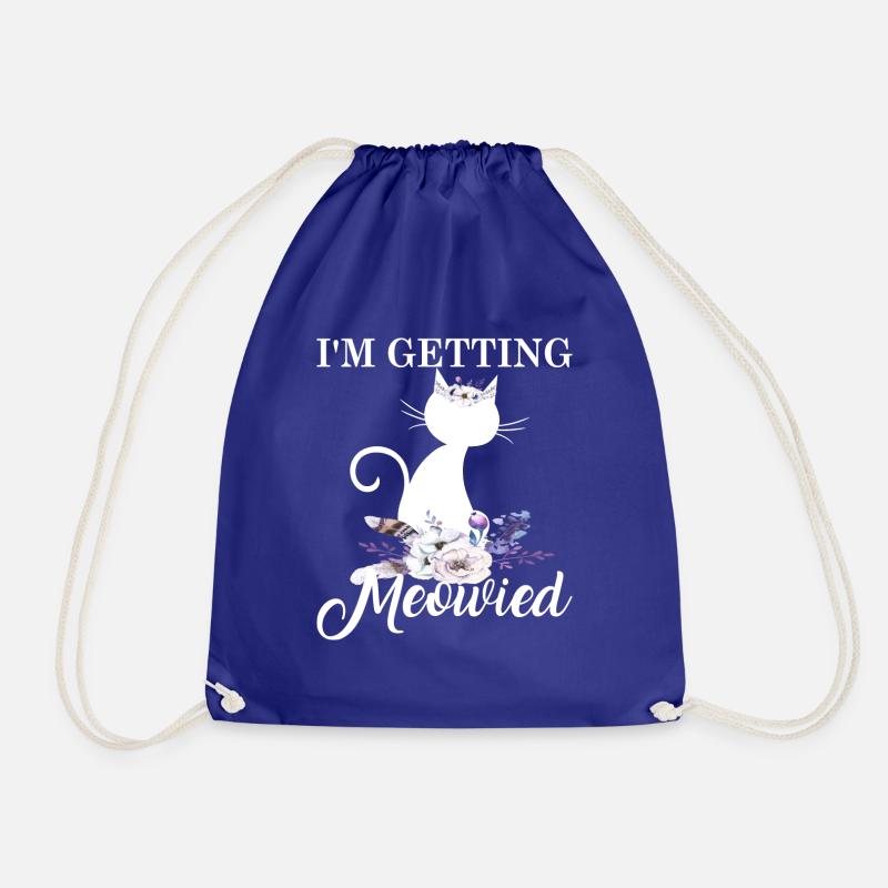 I'm getting Meowied - Turnbeutel - Königsblau