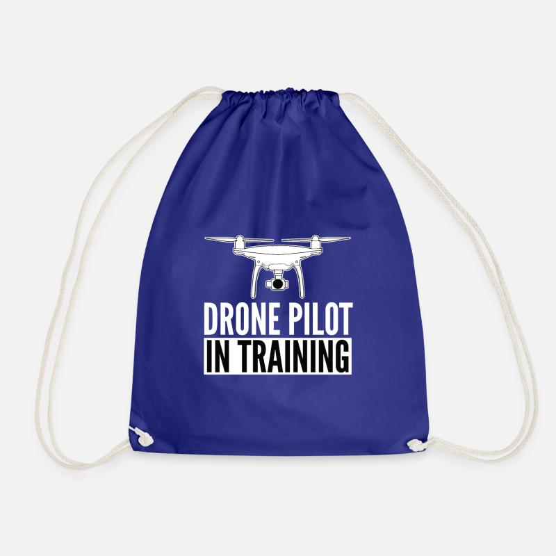 DRONE - Drone pilot in training - Drawstring Bag - royal blue