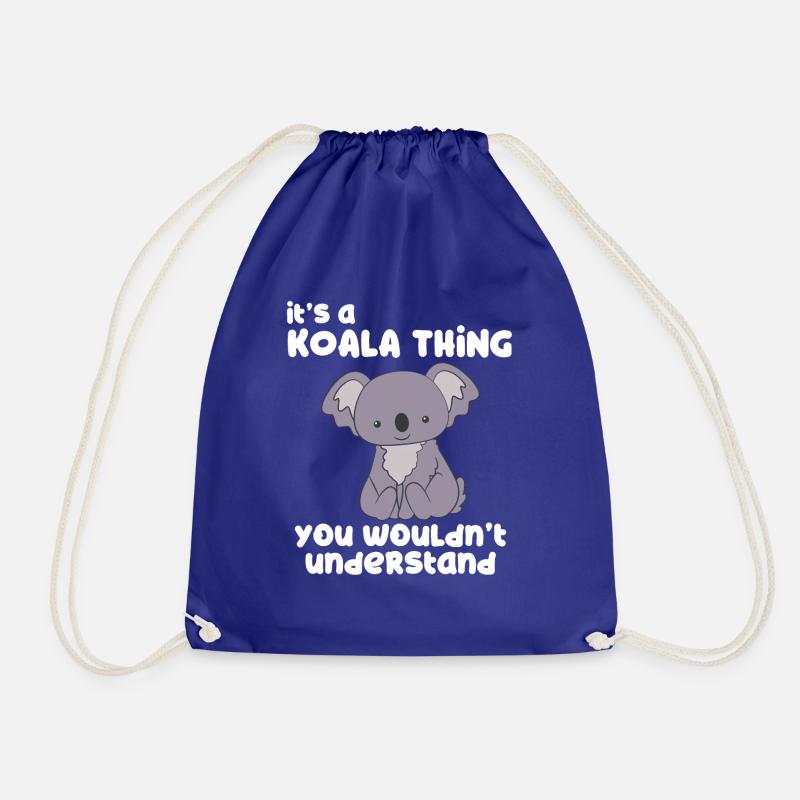 Koala - Koalas - Koala T-Shirt - Gift - Drawstring Bag - royal blue