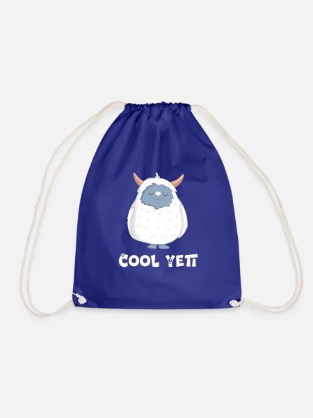 Cool Yeti - Turnbeutel - Königsblau