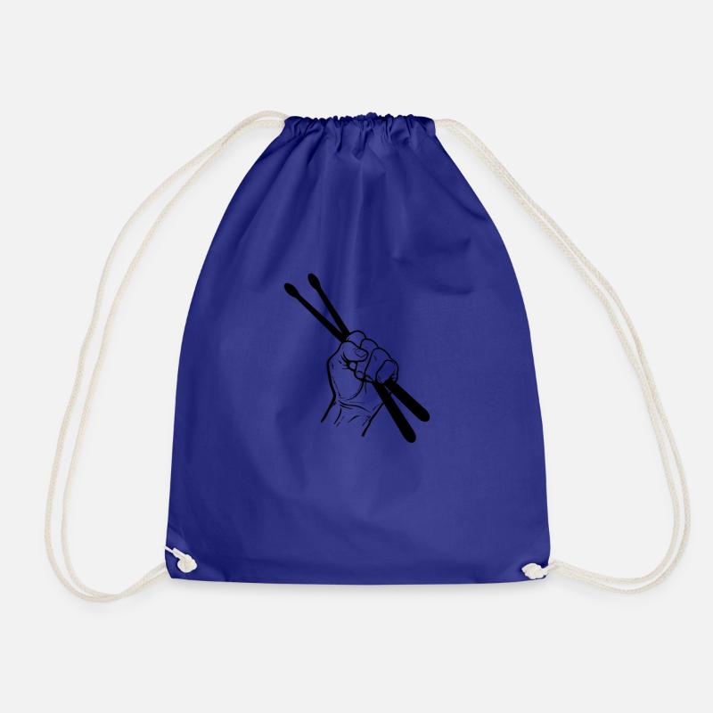 Drumsticks - Drawstring Bag - royal blue