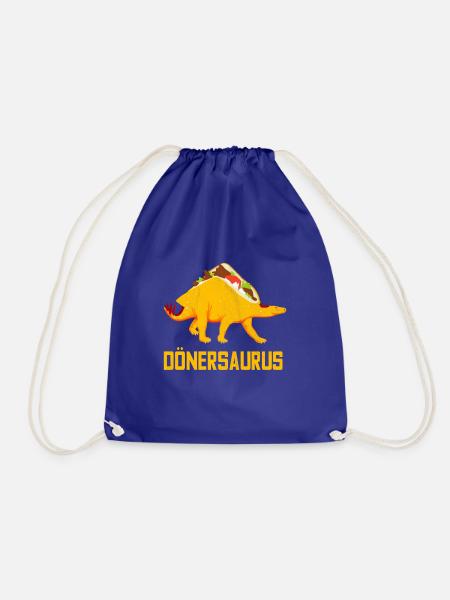 Dino Döner Dönersaurus - Turnbeutel - Königsblau