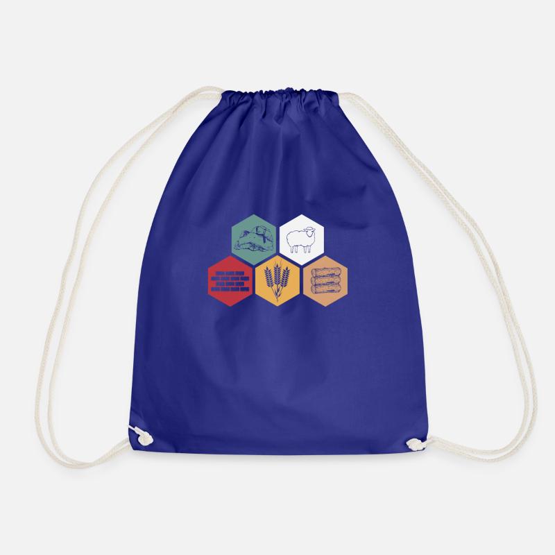 Roleplaying Raw Board Game Retro Gift - Drawstring Bag - royal blue