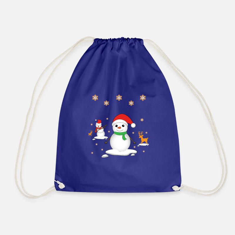 Weihnachten - Turnbeutel - Königsblau