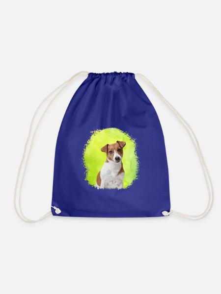 jack russell - Turnbeutel - Königsblau
