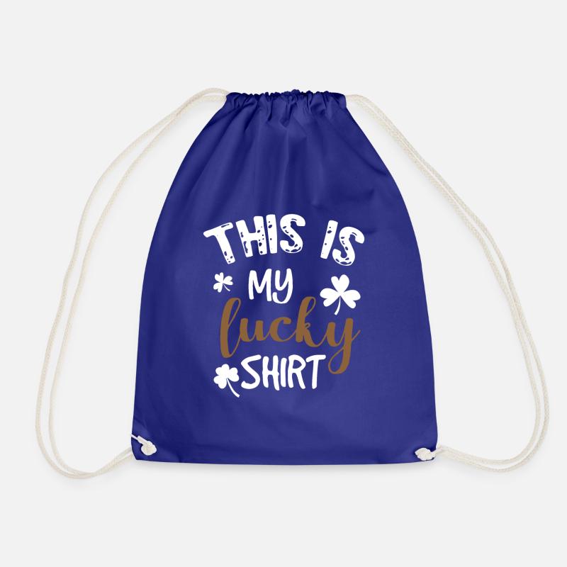 This is my Lucky shirt - Turnbeutel - Königsblau