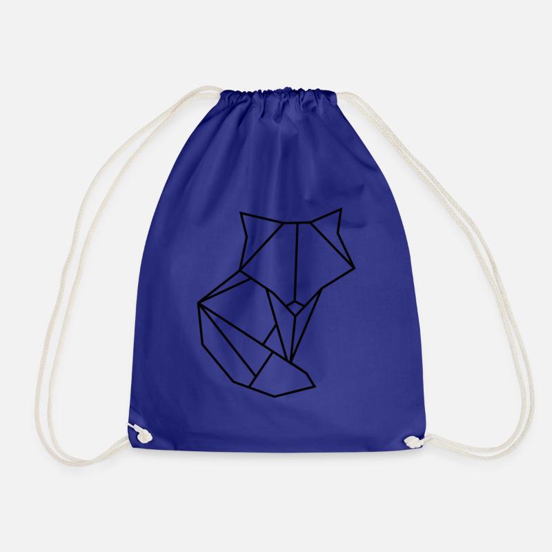 Fox - Drawstring Bag - royal blue
