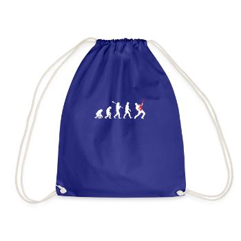 guitar - Drawstring Bag - royal blue - Front