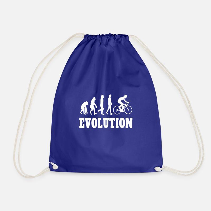 Evolution Radfahren - Turnbeutel - Königsblau