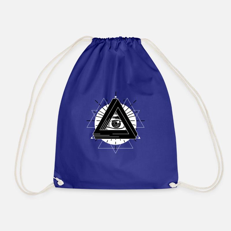 Mystic eye - Drawstring Bag - royal blue