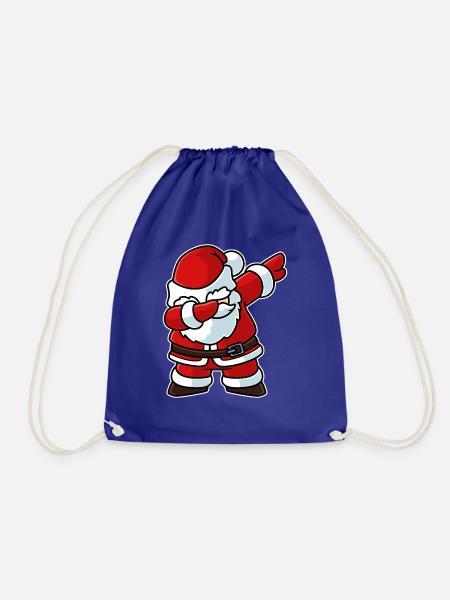 Dabbing Santa - Turnbeutel - Königsblau