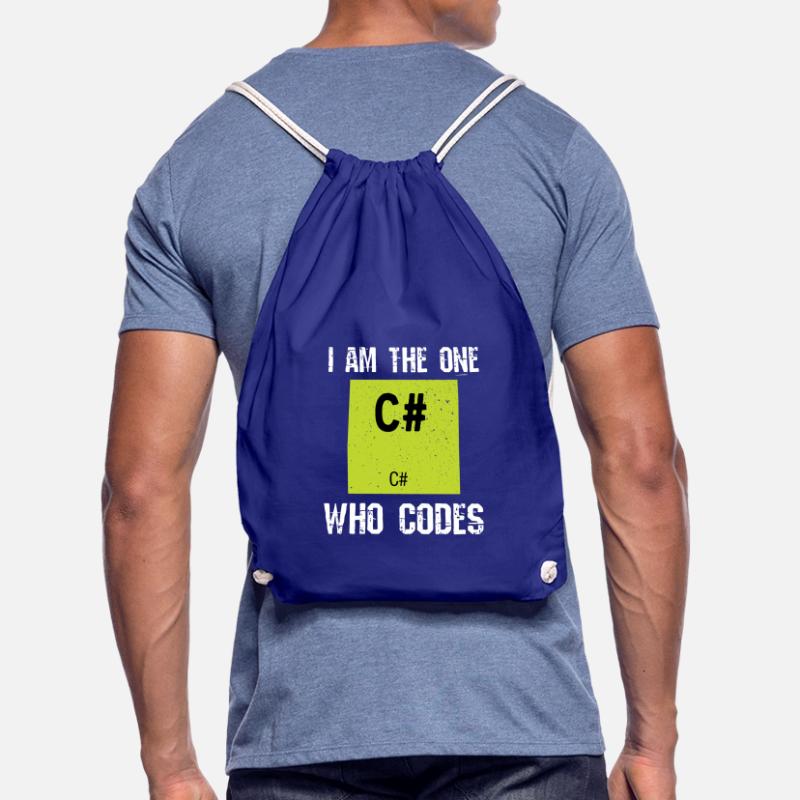 Programming C # Codes Drawstring Bag