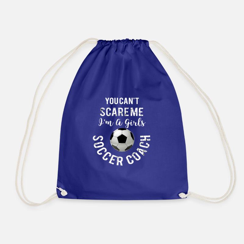 Spitzenspaß-Mädchen-Fußball-Trainer Cant Scare Gift Design - Turnbeutel - Königsblau