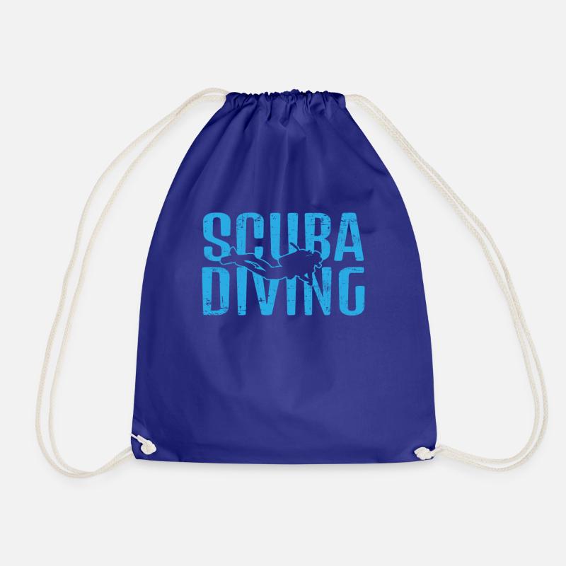 Scuba Diving - Turnbeutel - Königsblau