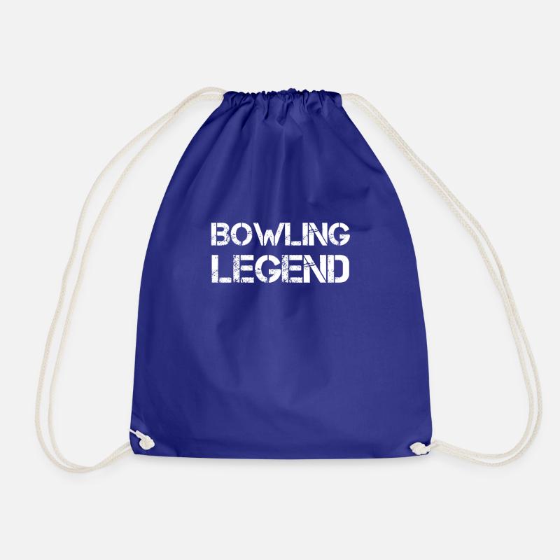 Bowling Legend - Drawstring Bag - royal blue