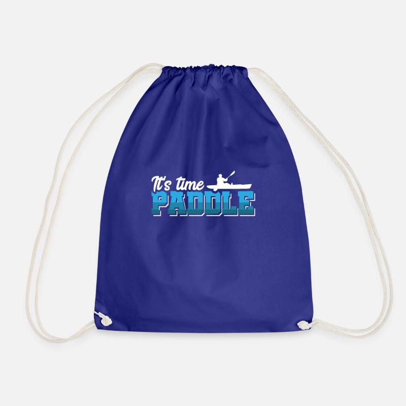 Kayak Kayak Kayaker - Drawstring Bag - royal blue