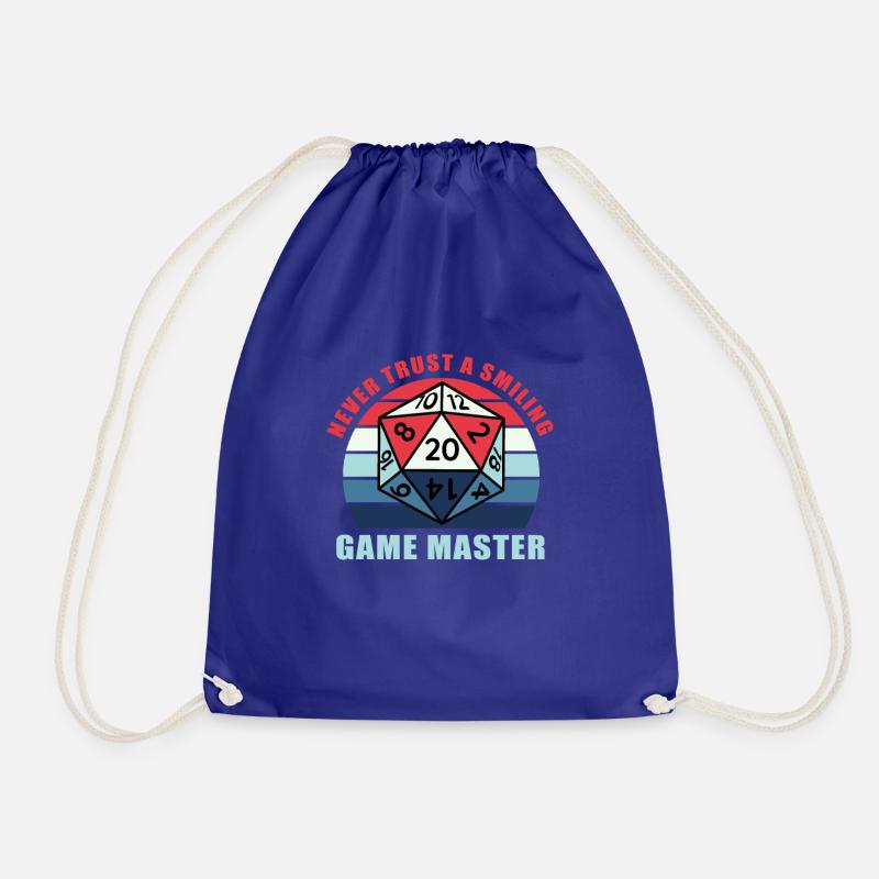 Spielleiter Fantasy Rollenspiel Tshirt Game Master - Turnbeutel - Königsblau