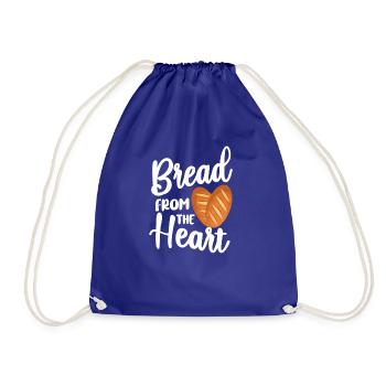 Cuire au four pain pain coeur de - Sac de sport léger - bleu roi - Devant