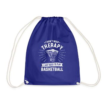 Je n’ai pas besoin de thérapie, j’ai juste besoin de jouer - Sac de sport léger - bleu roi - Devant