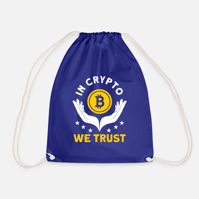 Crypto - Drawstring Bag - royal blue