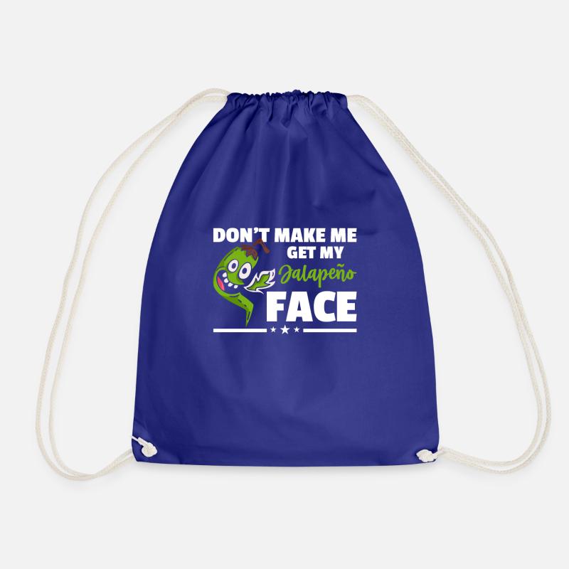 Jalapeno - Drawstring Bag - royal blue