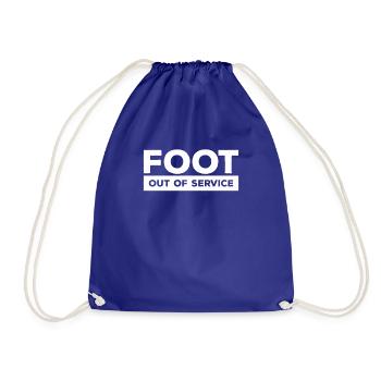 Récupération d’une blessure osseuse cassée au pied hors service - Sac de sport léger - bleu roi - Devant