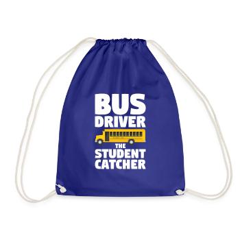 Bus Driver The Student Catcher Back To School - Turnbeutel - Königsblau - Vorne