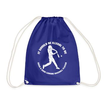 Baseball Baseball Amateurs Cadeau de jeu de baseball - Sac de sport léger - bleu roi - Devant