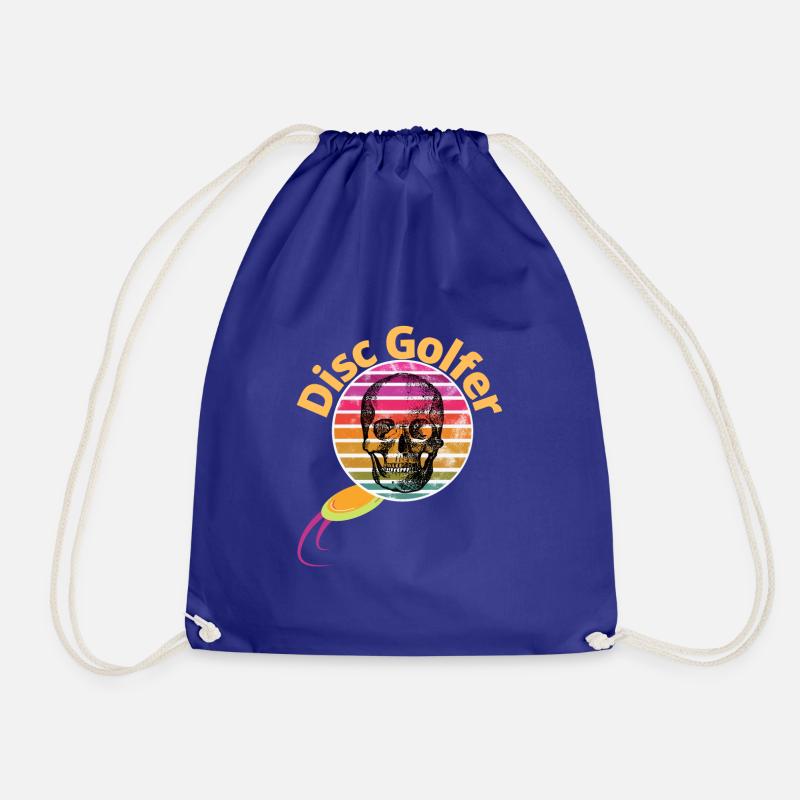 DiscGolfer - Drawstring Bag - royal blue