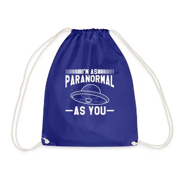 I'm As Paranormal As You Investigator Ghost Huntin - Turnbeutel - Königsblau - Vorne
