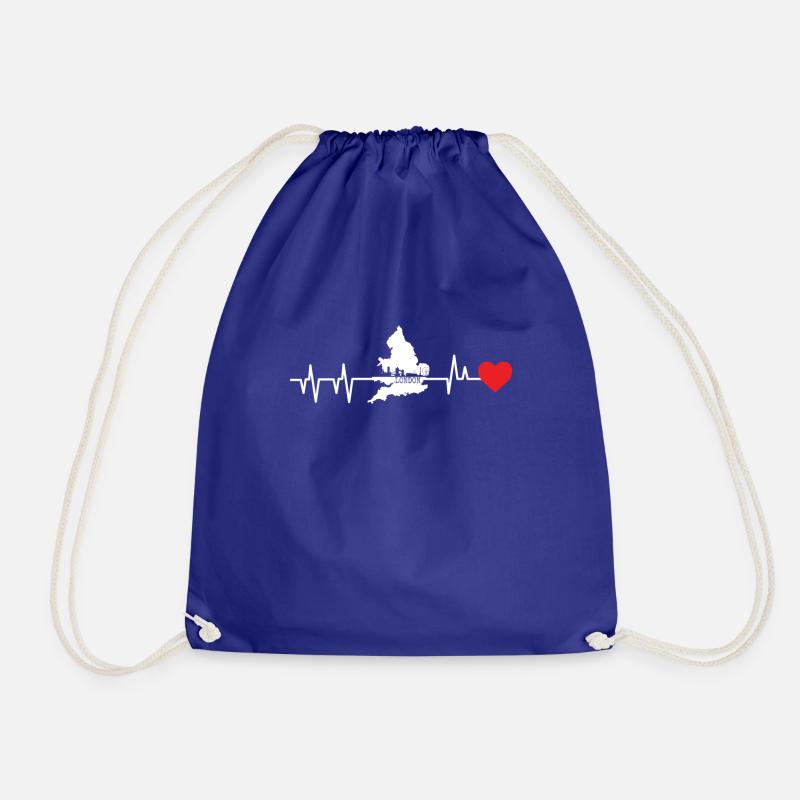 London - Drawstring Bag - royal blue