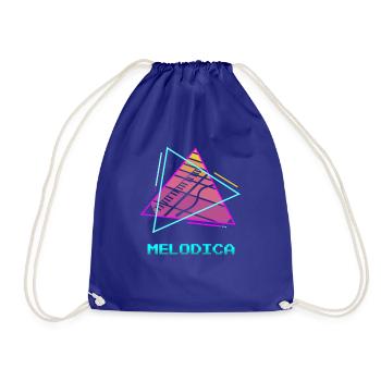 Rétro Vintage Classic Melodica Player Instrument - Sac de sport léger - bleu roi - Devant