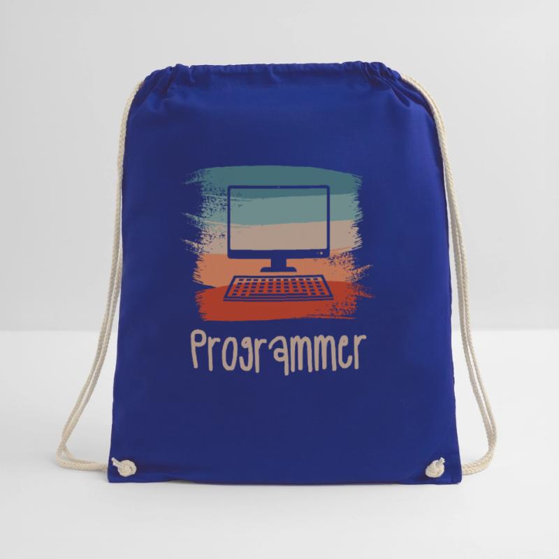 Retro Vintage Programmer Computer Programming Turnbeutel