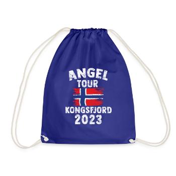 KONGSFJORD 2023 - Angel Tour Norwegen - Turnbeutel - Königsblau - Vorne