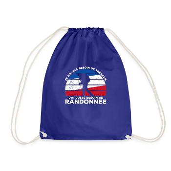 J'ai Juste Besoin De Randonnee - Sac de sport léger - bleu roi - Devant