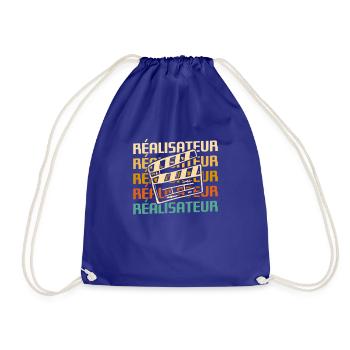 Retro Réalisateur Réalisation Cinéaste - Sac de sport léger - bleu roi - Devant