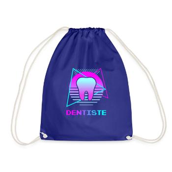 Retro Dentiste Dentisterie - Sac de sport léger - bleu roi - Devant