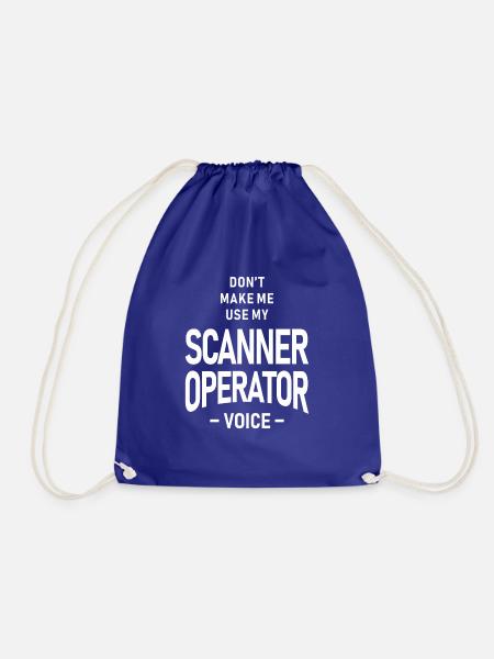 Scanner Operator Job Beruf Geburtstagsarbeiter - Turnbeutel - Königsblau