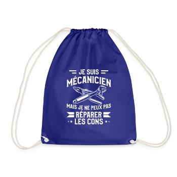 Je Suis Mécanicien Mais Je Ne Peux Pas Réparer Les - Sac de sport léger - bleu roi - Devant