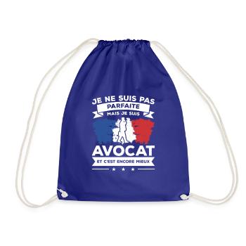 Je Ne Suis Pas Parfaite Mais Je Suis Avocat - Sac de sport léger - bleu roi - Devant