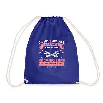 Je Ne Suis Pas Parfaite Mais Je Suis Mécanicienne - Sac de sport léger - bleu roi - Devant