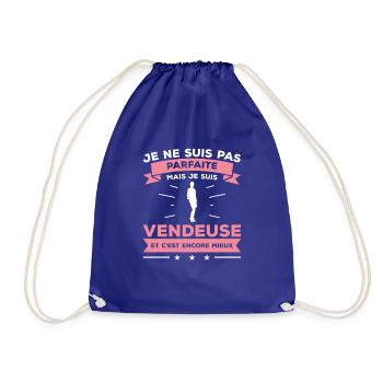 Je Ne Suis Pas Parfaite Mais Je Suis Vendeuse - Sac de sport léger - bleu roi - Devant