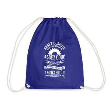Assez Curieux Pour Tout Démonter Assez Doué - Sac de sport léger - bleu roi - Devant
